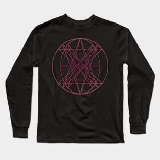 Metal Pink Long Sleeve T-Shirt